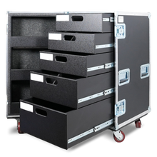 Load image into Gallery viewer, 22.5 X 30 X 45 5 Drawer Workbox with Door Shelving
