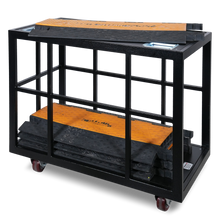 Load image into Gallery viewer, 14-Pack Cable Ramp Cart - Powdercoated Black