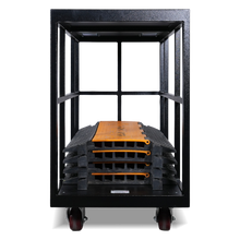 Load image into Gallery viewer, 14-Pack Cable Ramp Cart - Powdercoated Black