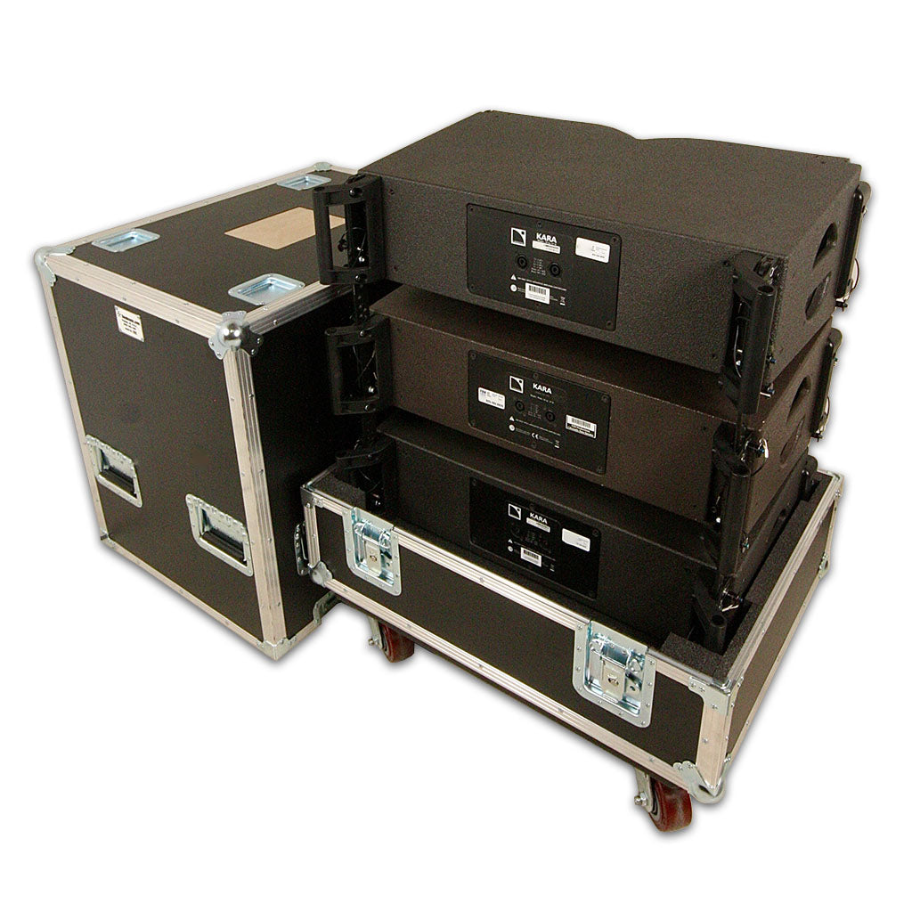 KARA セット 3-Pack L'Acoustics Kara Speaker Case – Roadcase.com