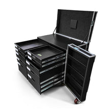 Load image into Gallery viewer, 30 X 45 10 Drawer Workstation With Shelves
