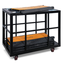 Load image into Gallery viewer, 14-Pack Cable Ramp Cart - Powdercoated Black
