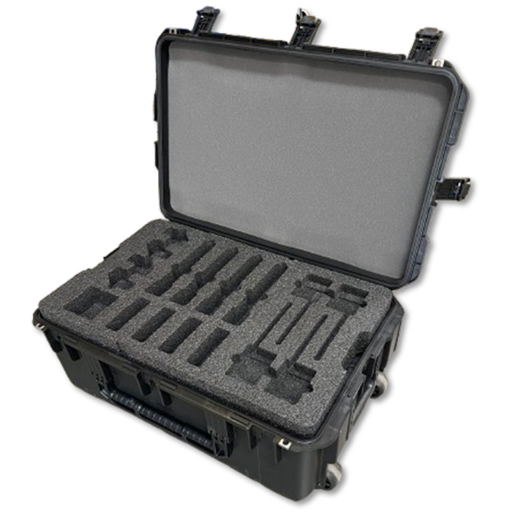 4-Pack Shure ULX-D Foam Insert w/ 2RU Rack & SKB 3i-2918-10