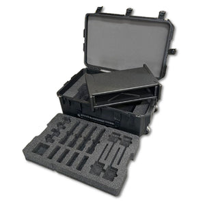 4-Pack Shure ULX-D Foam Insert w/ 2RU Rack & SKB 3i-2918-10