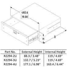 Load image into Gallery viewer, Aluminum Rack Drawer - 14&quot; Deep
