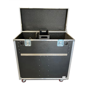 40 Slot Flip Down Front Mic Stand Case w/ Trays