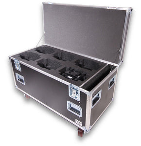 6-Pack Chauvet Rogue R2 Wash Trunk