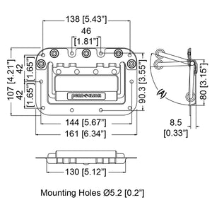 Medium Recessed Handle
