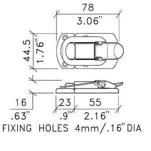 Briefcase Surface Latch